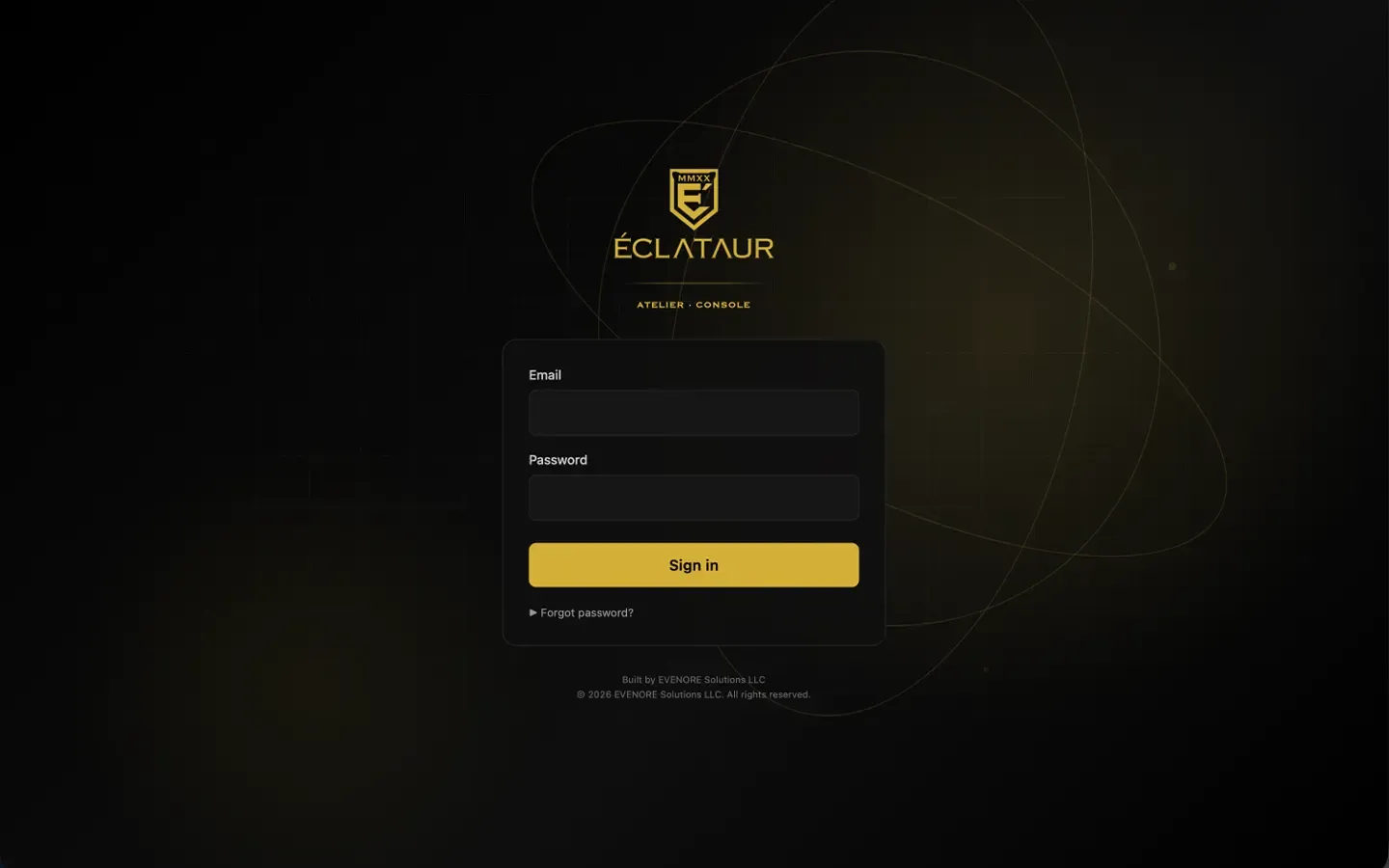 Éclataur Atelier console interface